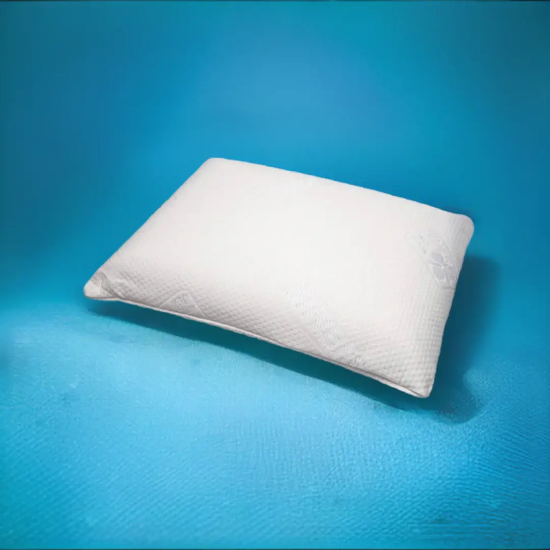 A clinical setting with a patient receiving a therapeutic pillow.