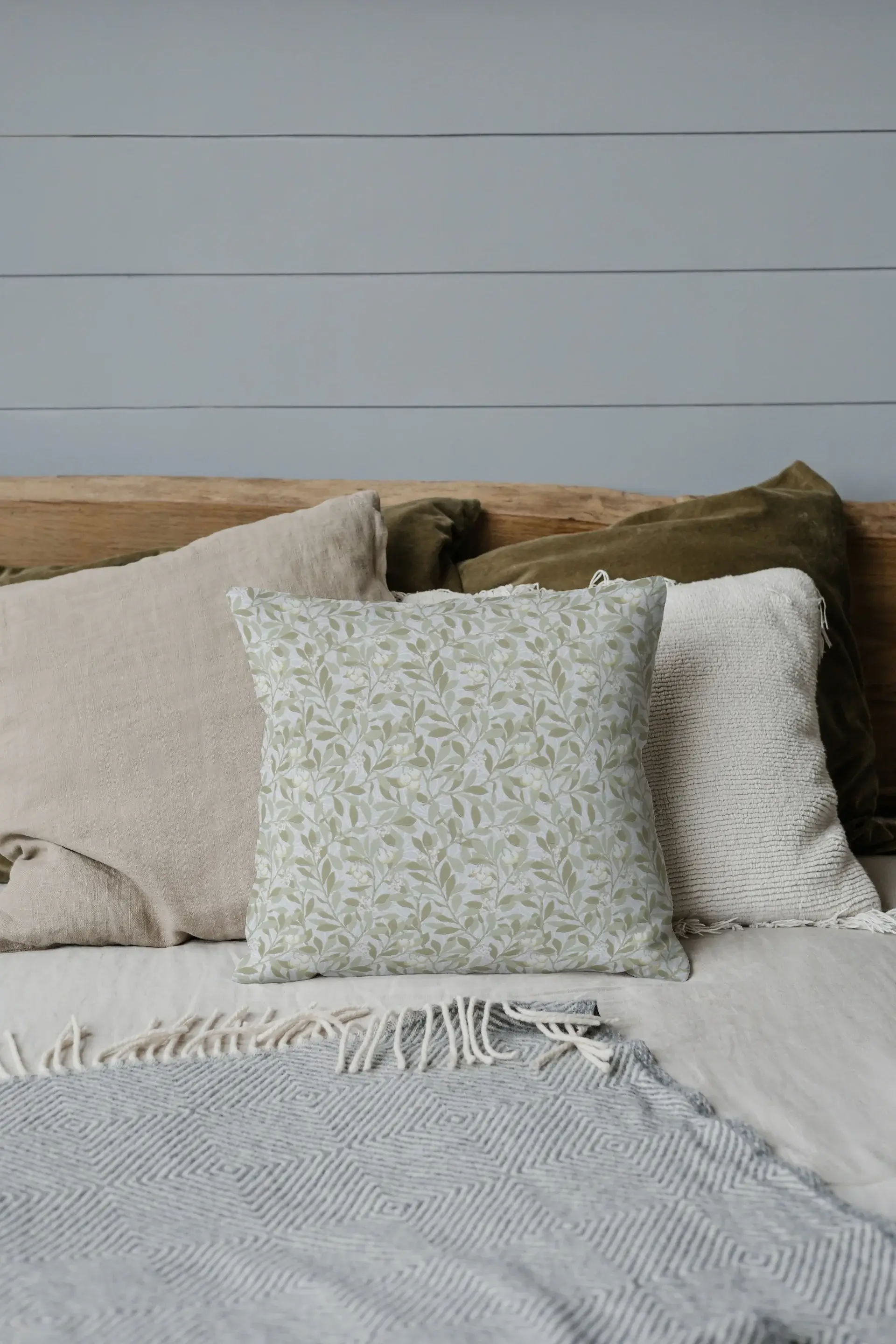 An infographic or artistic representation of the pillow production process.